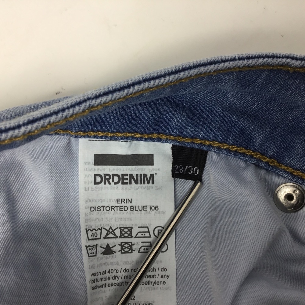 Dr. Denim Erin High-Rise Skinny Jeans in Distorted Blue - Picture 12 of 13